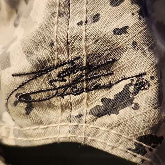 Nascar Stuart Haas Tony Stewart 14 Grey Camo Sliderback Hat - New - Picture 6 of 10